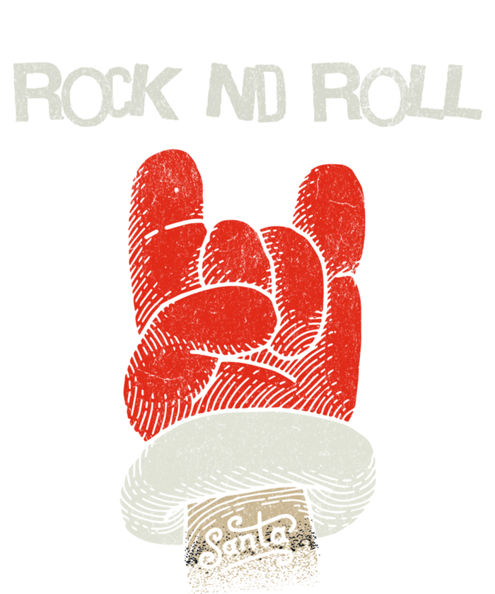 Christmas Santa Rock Nd Roll Music Lovers Christmas Costume Gift Pom Pom 12in Knit Beanie