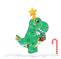 Funny Dinosaur Trex Christmas Tree Rex Gift Full Zip Hoodie