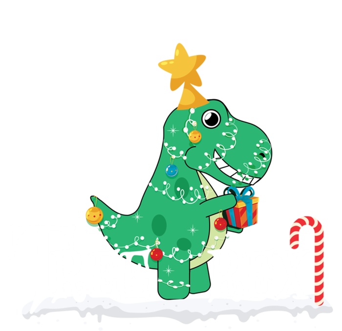 Funny Dinosaur Trex Christmas Tree Rex Gift Full Zip Hoodie