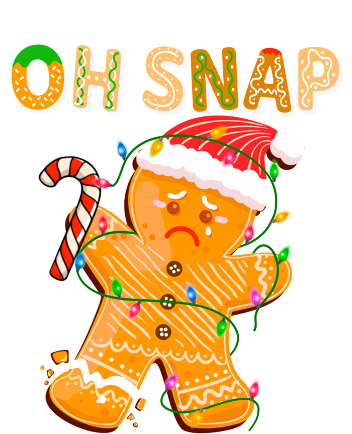 Gingerbread Oh Snap Christmas Cookie Costume Baking Team Funny Gift Insulated Varsity Jacket