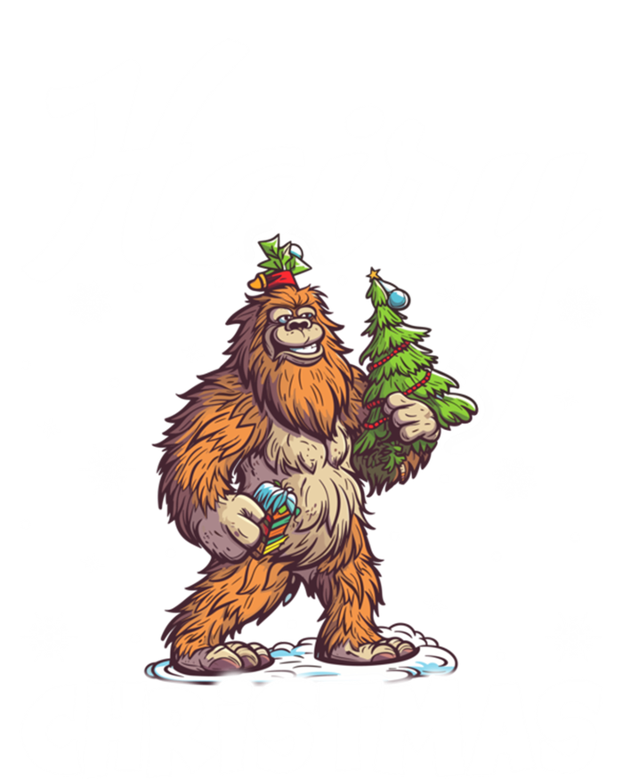 Hairy Christmas Bigfoot Sasquatch Santa Bigfoot Christmas Cool Gift Zip Tote Bag