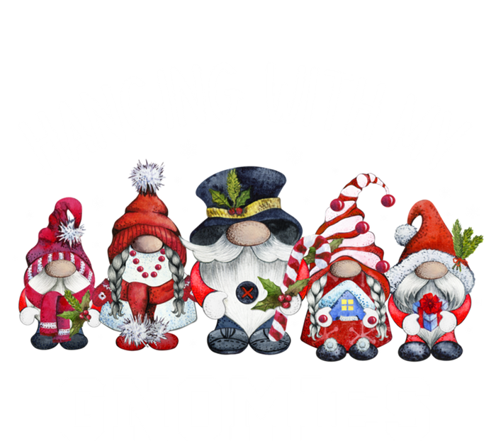 Hanging With My Gnomies Funny Garden Gnomes Christmas Gift Sustainable Beanie