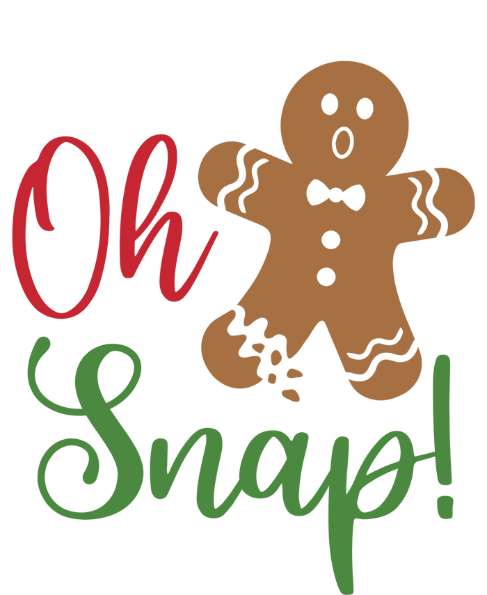 Oh Snap Funny Gingerbread Christmas T-Shirt