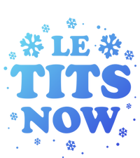 Le Tits Now Let It Snow Funny Christmas Winter Xmas Wordplay Gift Tie Dye Hoodie