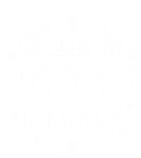 Le Tits Now Let It Snow Funny Christmas Winter Xmas Wordplay Funny Gift Premium T-Shirt