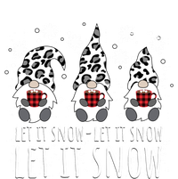 Let It Snow Winter Gnome Leopard Buffalo Plaid Snowflakes Cute Gift USA-Made Snowflake Beanie