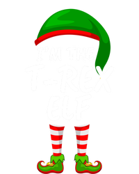 Matching Family Funny IM The Trex Elf Christmas Gift Women's Tri-Blend 3/4-Sleeve Raglan Shirt