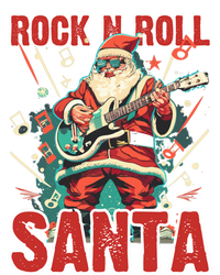 Rock N Roll Santa Playing Guitar Christmas Gift Ceramic Bell Ornament