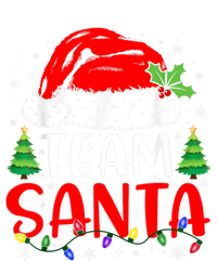 Team Santa Funny Christmas Lights Family Pajamas Matching Mesh Reversible Basketball Jersey Tank