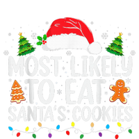 Most Likely To Eat Santas Cookies Christmas Family Matching Tall Long Sleeve T-Shirt