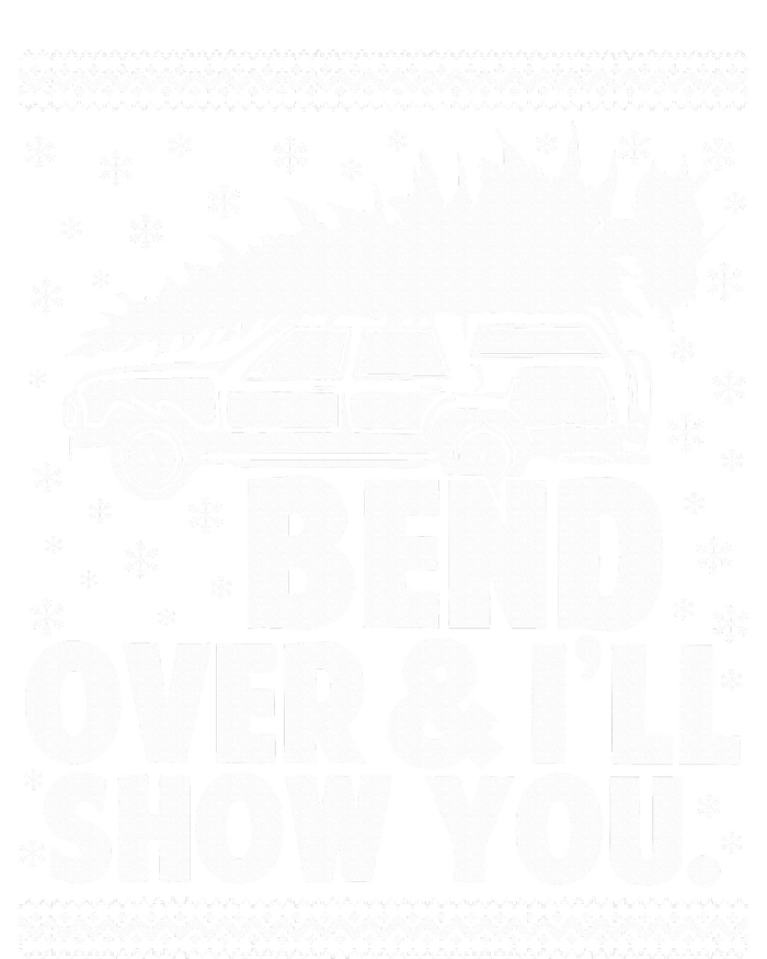 Bend Over And Ill Show You Funny Merry Christmas Tree T-Shirt