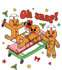 Oh Snap Gingerbread Nurse Funny Nursing Christmas Holiday T-Shirt