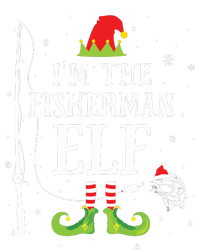 Im The Fisherman Elf Matching Funny Fishing Christmas Xmas Yupoong Adult 5-Panel Trucker Hat