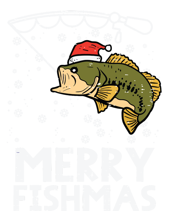 Merry Fishmas Fish Fishing Xmas Christmas Dad T-Shirt