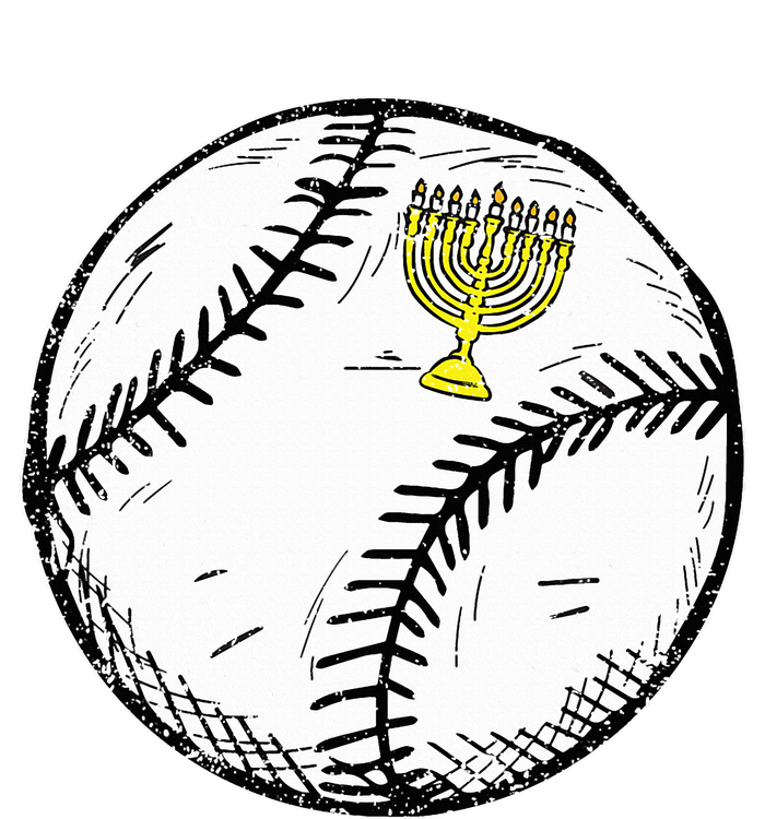 Baseball Menorah Hanukkah Chanukah Jewish Jew  Button