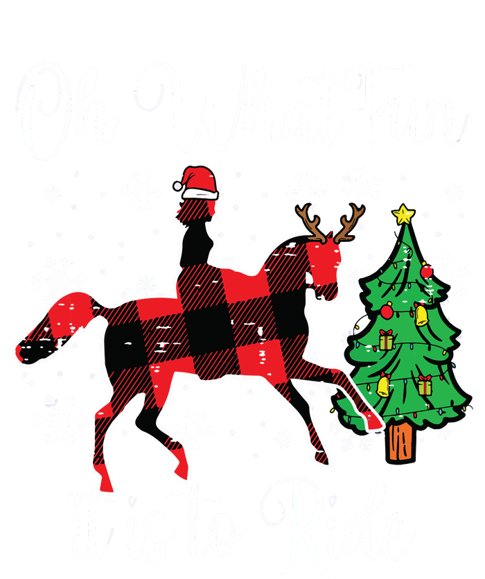 Horse Oh What Fun It Is To Ride Christmas Xmas Girls Women City Backpack