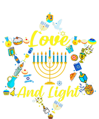 Love and Light Hanukkah Jew Menorah Jewish Chanukah   Toddler Hoodie