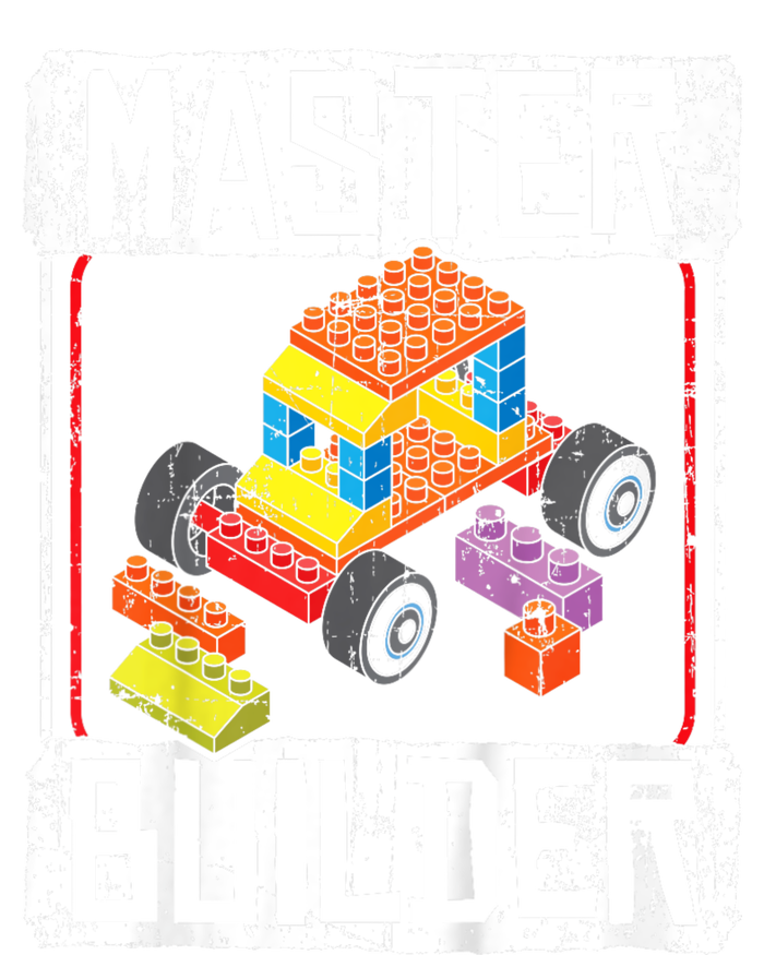 Master Builder For A Builder Block Building Blocks Bricks Premium T-Shirt