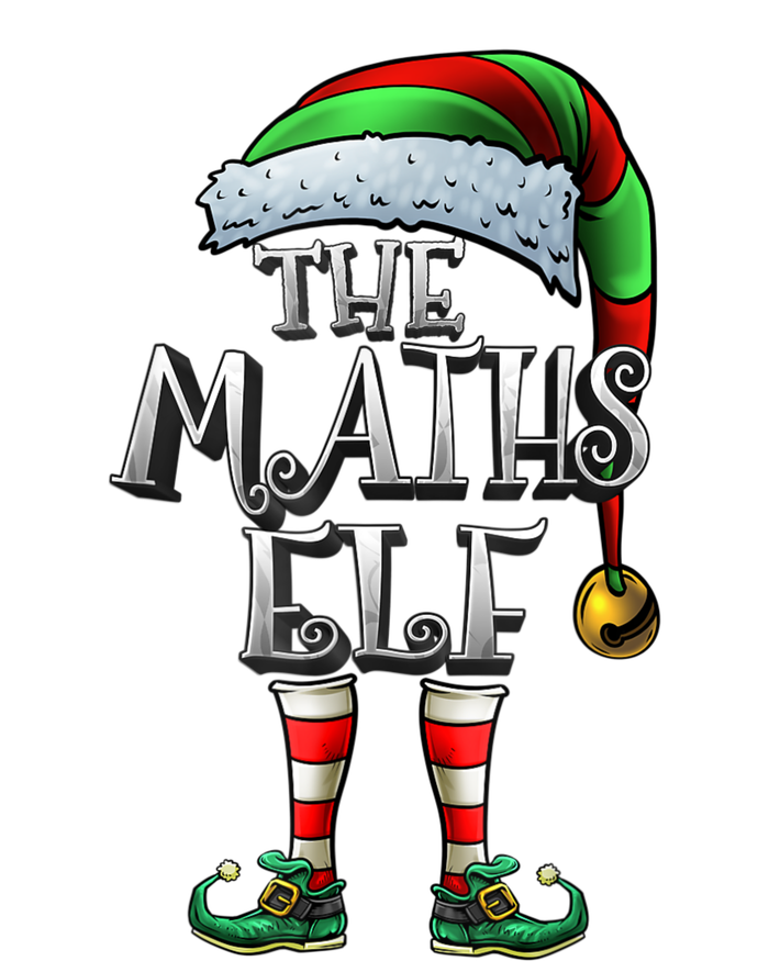 Maths Elf Matching Family Mathmatics Christmas Elf T-Shirt