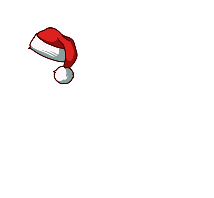 Christmas Dashing Through The Snow Dachshund Gift T-Shirt