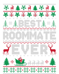 Funny Xmas Holiday Best Roommate Ever Ugly Christmas Sweater Meaningful Gift Women's Tri-Blend 3/4-Sleeve Raglan Shirt