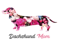 Dachshund Mom Gift Floral Doxie Mama MotherS Day Gift T-Shirt