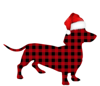 Dachshund Red Plaid Buffalo Christmas Pajamas Family Funny Gift Great Gift Tie-Dye T-Shirt