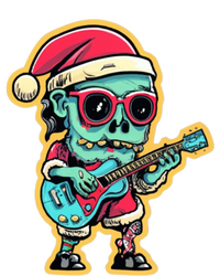 Santa Skeleton Play Guitar Guy Rocker Gift T-Shirt