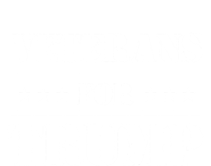 Veterans For Trump 2024 Short Acrylic Beanie