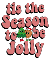 Tis The Season To Be Jolly Cookie Tree Christmas Retro T-Shirt