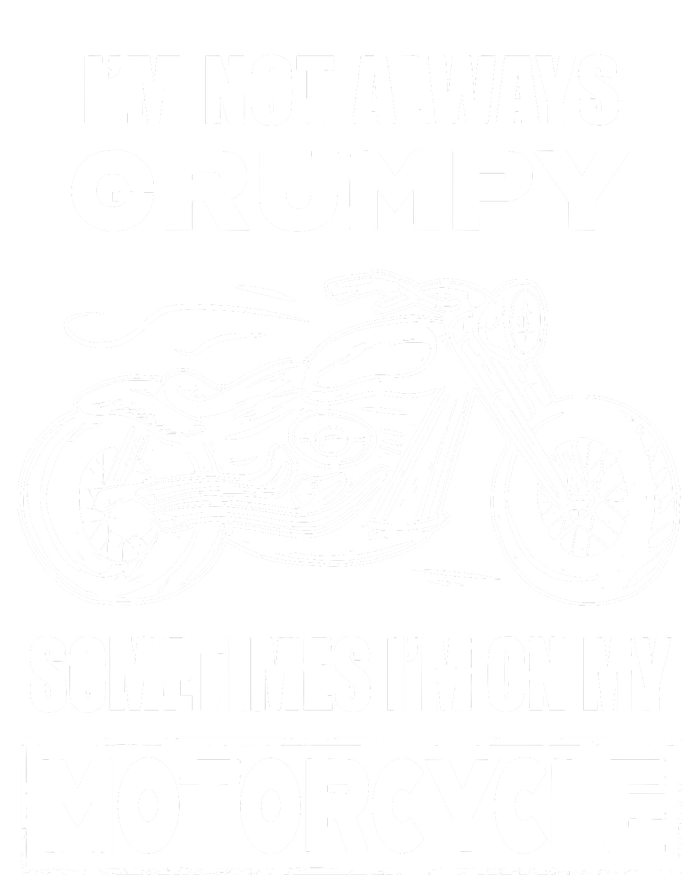 IM Not Always Grumpy Sometimes IM On My Motorcycle Women's Tri-Blend 3/4-Sleeve Raglan Shirt