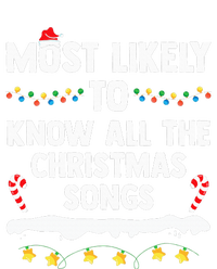 Most Likely To Know All The Christmas Songs Family Christmas T-Shirt