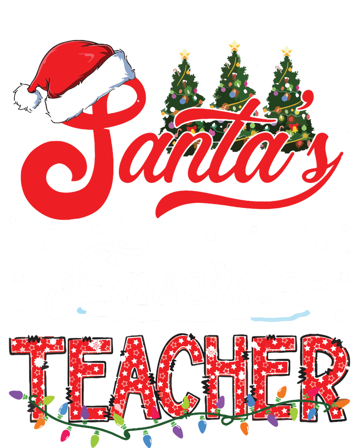 Santas Favorite Teacher Family Matching Group Christmas Flexfit Unipanel Trucker Cap