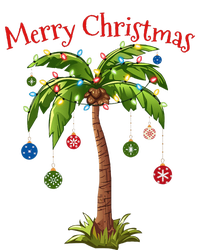 Merry Christmas Palm Tree Light Hawaiian Tropical Christmas T-Shirt