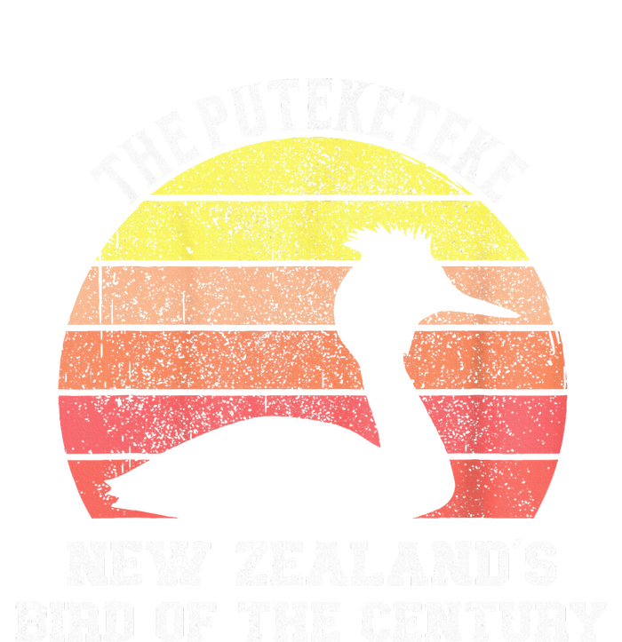 Puteketeke New ZealandS Bird Of The Century Vintage Design Women's V-Neck T-Shirt