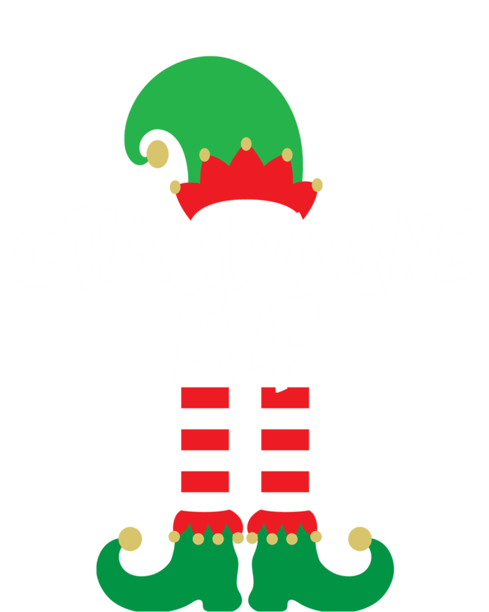 Champagne Elf Funny Christmas Squad Matching Xmas Gift T-Shirt