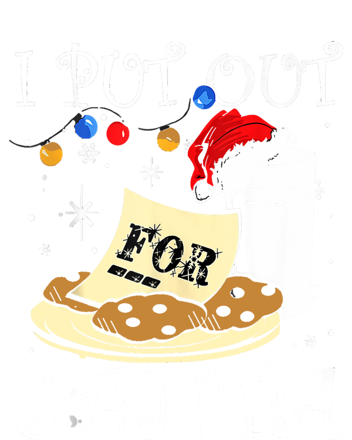 I Put Out For Santa Milk And Cookies Christmas Funny Sarcasm Sustainable Beanie