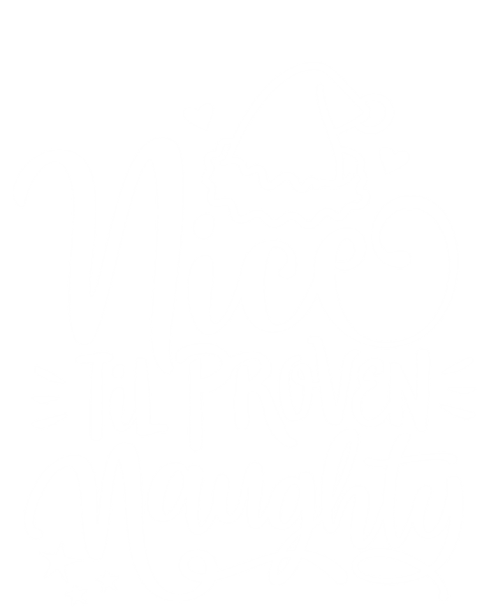 Christmas Nice Until Proven Naughty Gift Kids Hoodie