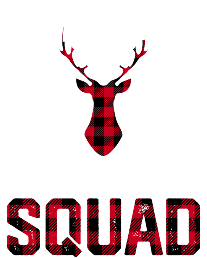 Christmas Squad Family Group Plaid Christmas Gift Zip Tote Bag