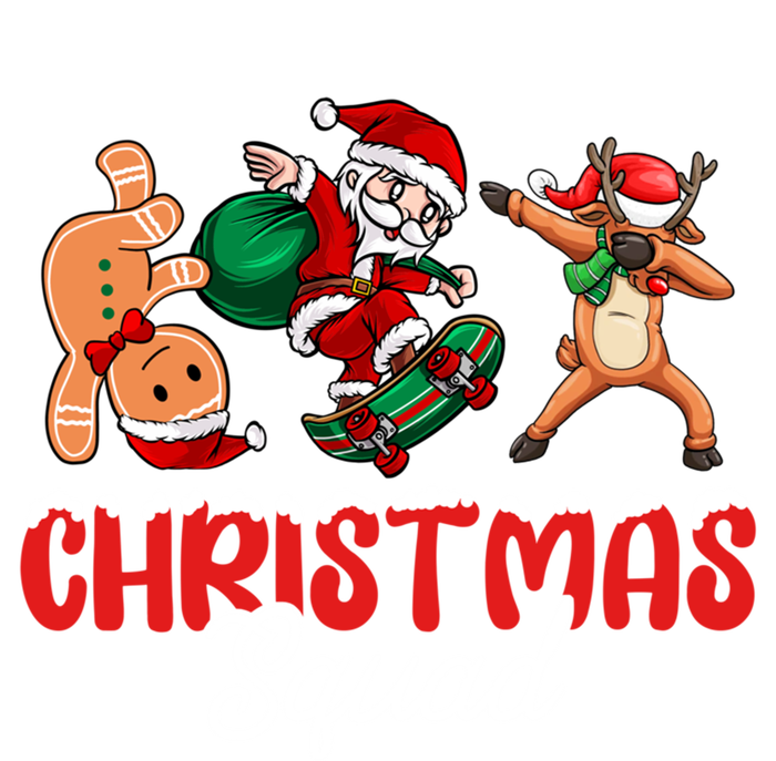 Christmas Squad Skateboard Santa Gingerbread Dancing Meaningful Gift T-Shirt