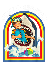 Stay Positive Shark Lover Wildlife Ocean Sea Animal Lover Mesh Reversible Basketball Jersey Tank