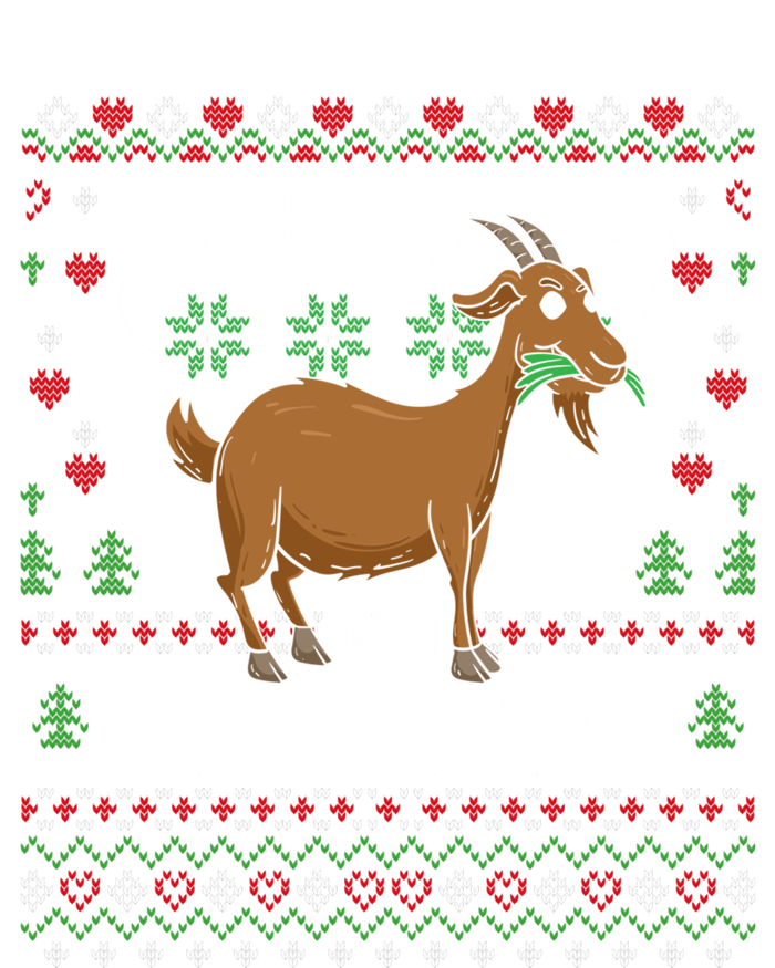 Dear Santa Just Bring Goats Christmas Ugly Xmas Sweater Gift Ladies Essential Flowy Tank