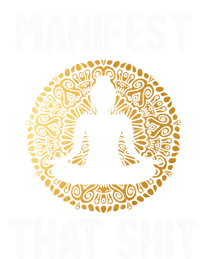 Manifest That Shit Law Of Attraction Funny Spiritual Gift  Tie-Dye Long Sleeve Shirt