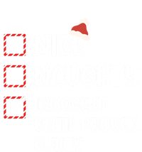 Funny Christmas Nice Naughty Innocent Until Proven Guilty Gift T-Shirt