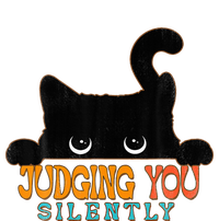 Funny Black Cat Judging You Silently Sarcastic Cat City Backpack