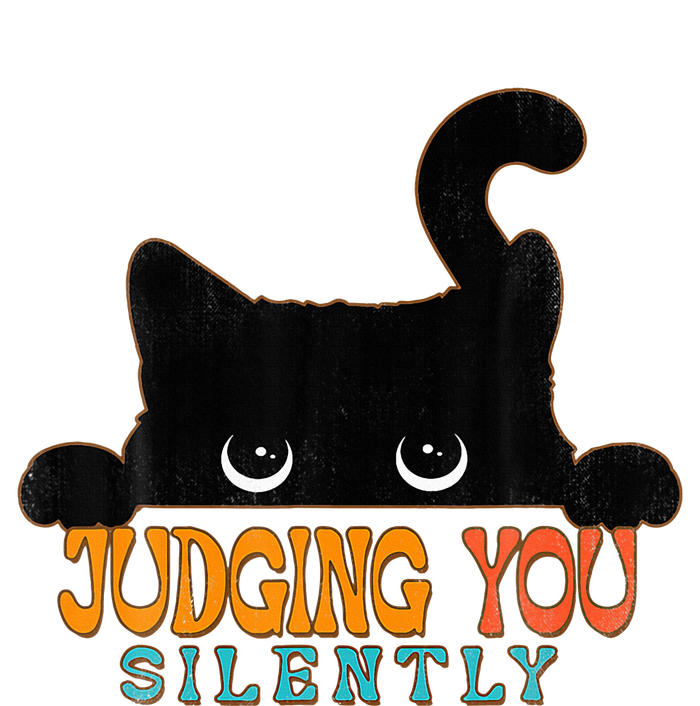 Funny Black Cat Judging You Silently Sarcastic Cat City Backpack