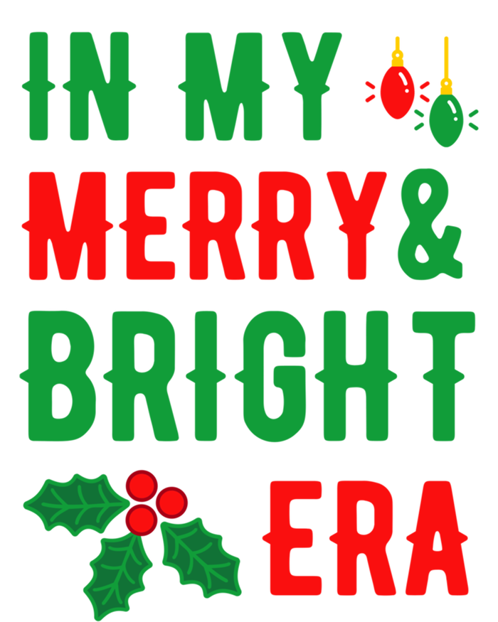 In My Merry And Bright Era Cute Christmas Era Xmas Lights Gift Full Zip Hoodie