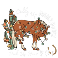 Giddy Up Jingle Horse Pick Up Your Feet Cactus Cowboy Christmas Performance Fleece Hoodie