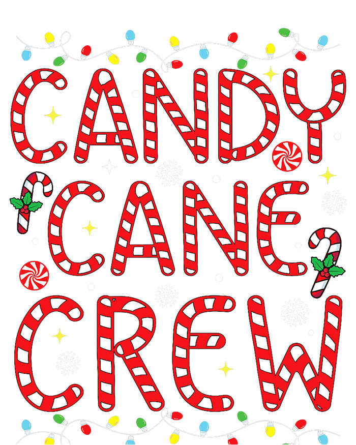 Candy Cane Crew Funny Christmas Candy Cane Lover Xmas Pajama T-Shirt