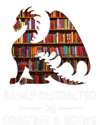 easily distracted by Dragon and Books nerds Poster